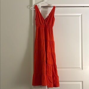 Elegant Red Sleeveless Dress